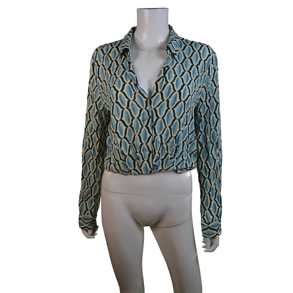 NEW Velvet By Graham & Spencer Women' mod Long Sleeve Button-Up- LT3045